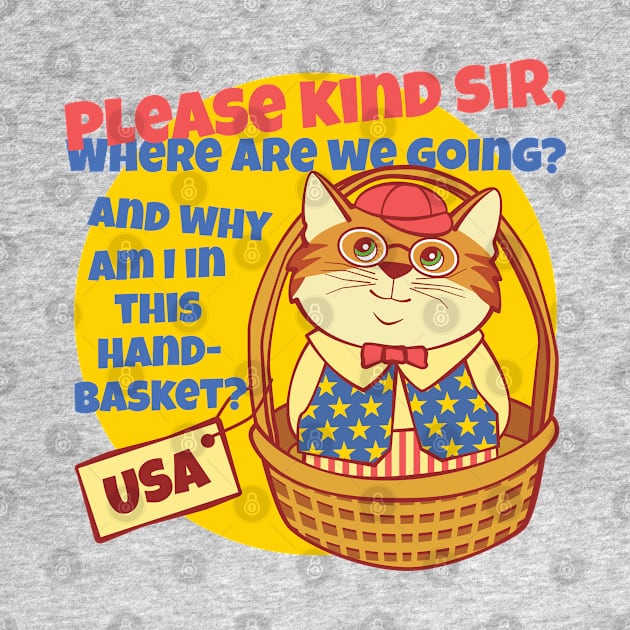 USA in a Handbasket by Sue Cervenka